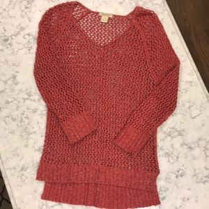 Lucky Brand Open Knit Sweater